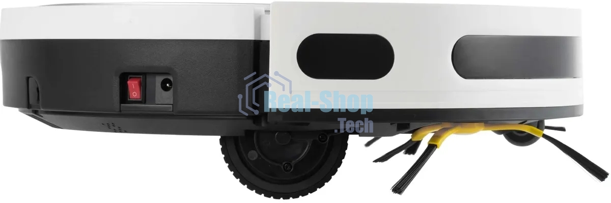 Робот-пылесос Starwind SRV4570 серебристый/белый, 15 Вт, 2000 мА·ч Li-Ion, уборка влажная/сухая, пылесборник контейнер 0.3 л