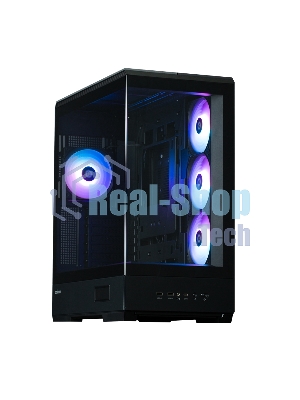 Компьютерный корпус ZALMAN P50 DS, ATX, черный, WINDOW, 2x3.5