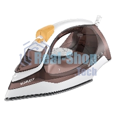 Утюг Scarlett SC-SI30K47, 2200Вт, коричневый/белый