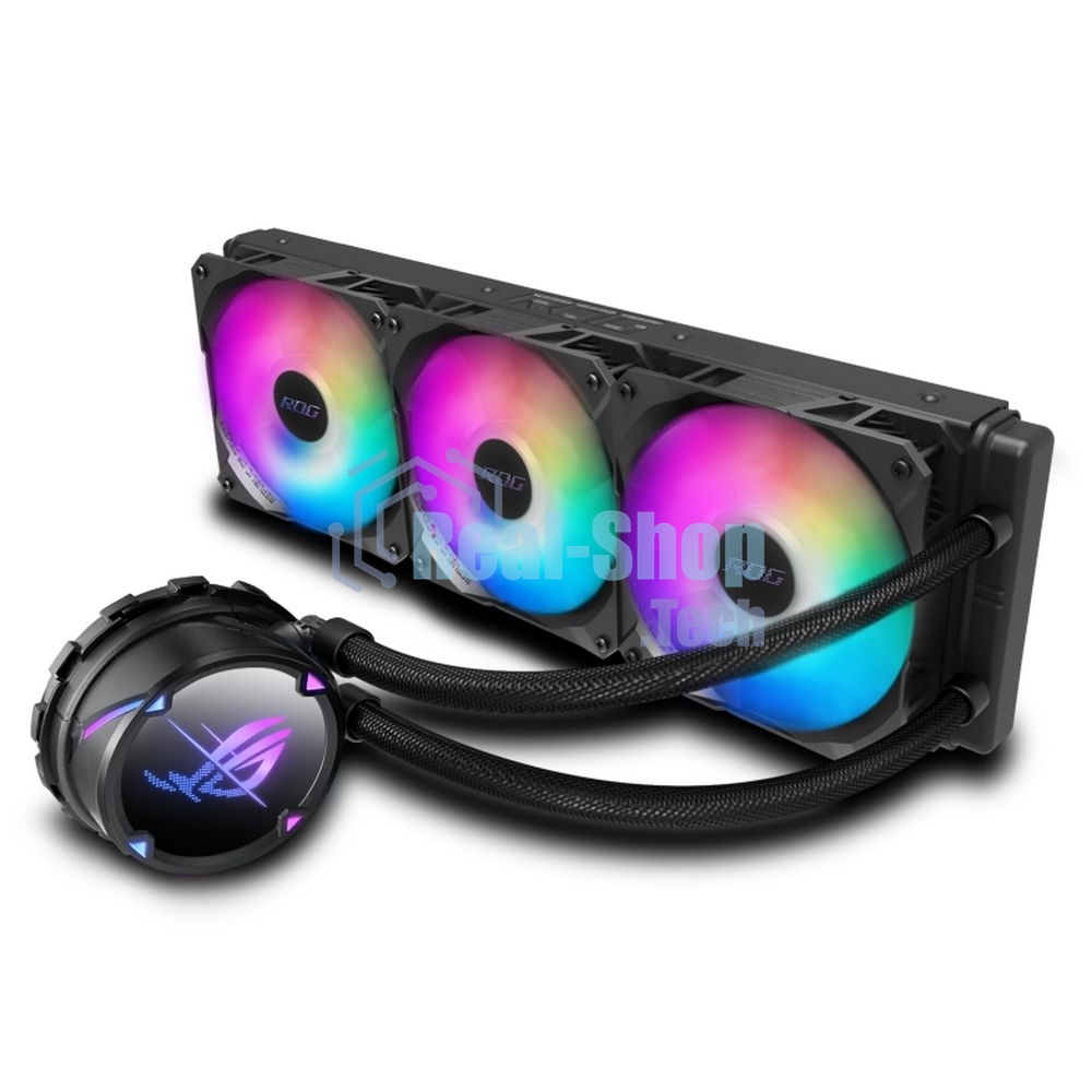 Система жидкостного охлаждения ASUS ROG STRIX LC II 360 ARGb 90RC00F1-M0UAY4 черный 120мм алюминий+медь 37,6db 4-pin