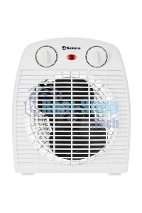 Тепловентилятор Sakura SA-0514W, белый, 2000 Вт, 25 м2, термостат