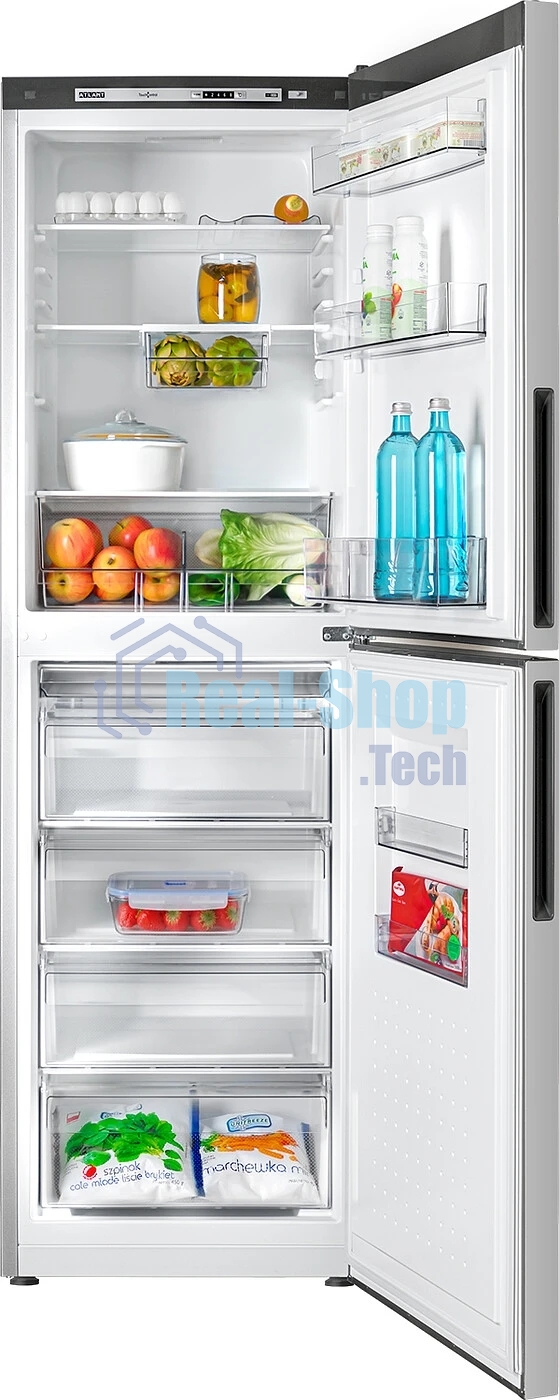 Холодильник Atlant ХМ 4623-181 серебристый двухкамерный 182/159л морозилка снизу
