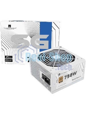 Блок питания 750W/Power Supply Thermalright, 750W 80+ Gold (ATX, 3.1, PCIe 5.1, Non-modular, 1x24(20+4)pin, 1xCPU 8(4+4)pin, 2xPCIe*2 8(6+2)pin, 5xSATA3, 1x12+4pin (12VHPWR PCIe 5.1 12+4pin 600mm), 3xMOLEX4pin, Active, 120x120мм, 150x140x86mm, APFC, white)