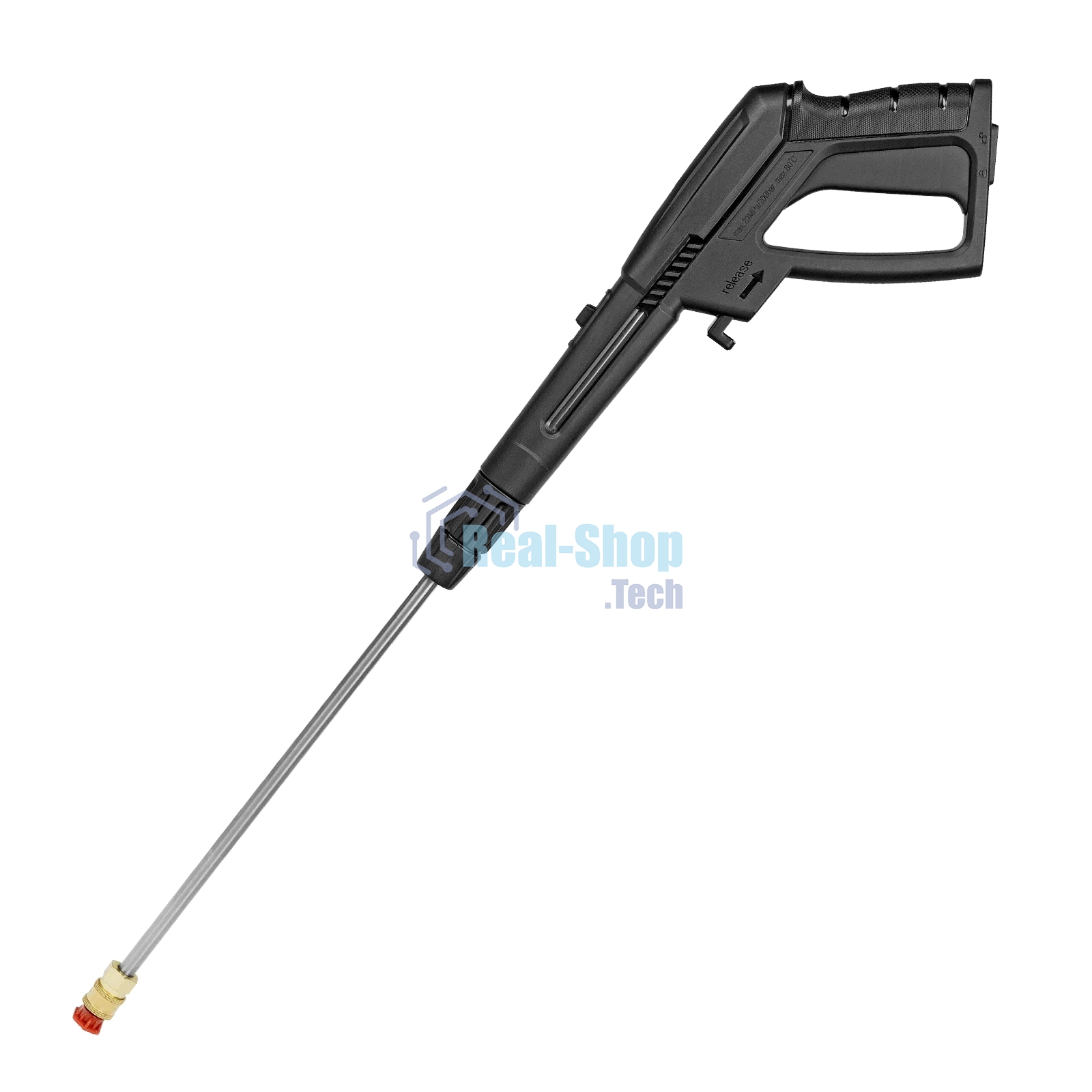 Моечная машина высокого давления Denzel R-180iD, 2000 Вт, 180 бар, 420 л/ч, асинх. двиг., бараб.