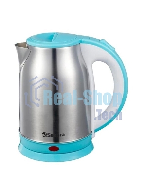 Чайник электрический Sakura SA-2147BL (1.8) нерж+голуб д