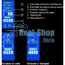 Источник бесперебойного питания ExeGate Power Smart ULB-800 LCD / 800 ВА / 480 Вт / 2 x CEE 7 (евророзетка)