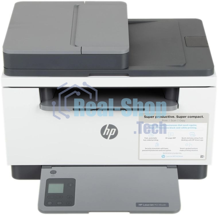 МФУ лазерное HP LaserJet M236sdn (9YG08A), A4, ч/б, печ. до 29 стр/мин., скан. до 19 стр/мин. (ч/б) 10 стр/мин. (цвет), 600 x 600 dpi, USB, RJ-45, Air Print, Mopria