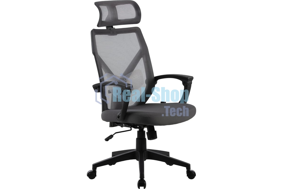 Кресло компьютерное Cactus CS-MC414-BK черный, сетка/ткань