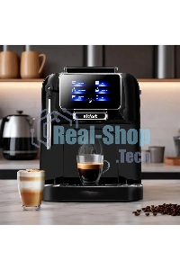 Кофемашина автоматическая Kitfort КТ-7472 черный, исп. кофе - зерновой, 1.5 л, 1480 Вт, 19 бар