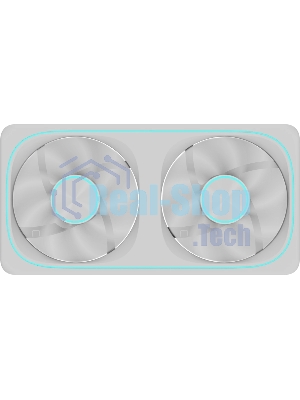 Вентилятор для корпуса Formula Air Fusion 2 ARGB 120х120x28 белый 4-pin 33.46дБ (упак.:2шт) (AIR FUSION 2 WH) Ret