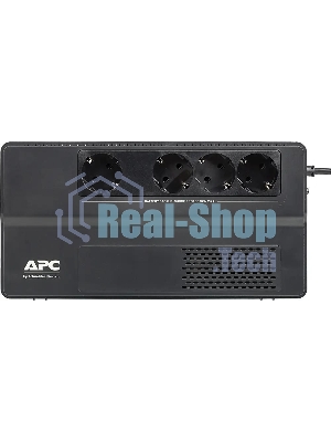 Источник бесперебойного питания APC Back-UPS BV1000I-GR / 1000ВА / 600Вт / 4 х CEE 7 (евророзетка)