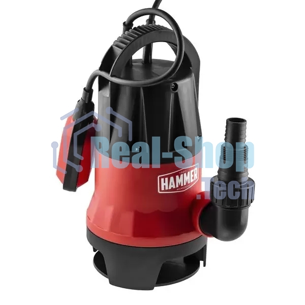 Насос дренажный Haммer NAP550D 550Вт 10000л/ч высота 7м частицы до 35мм