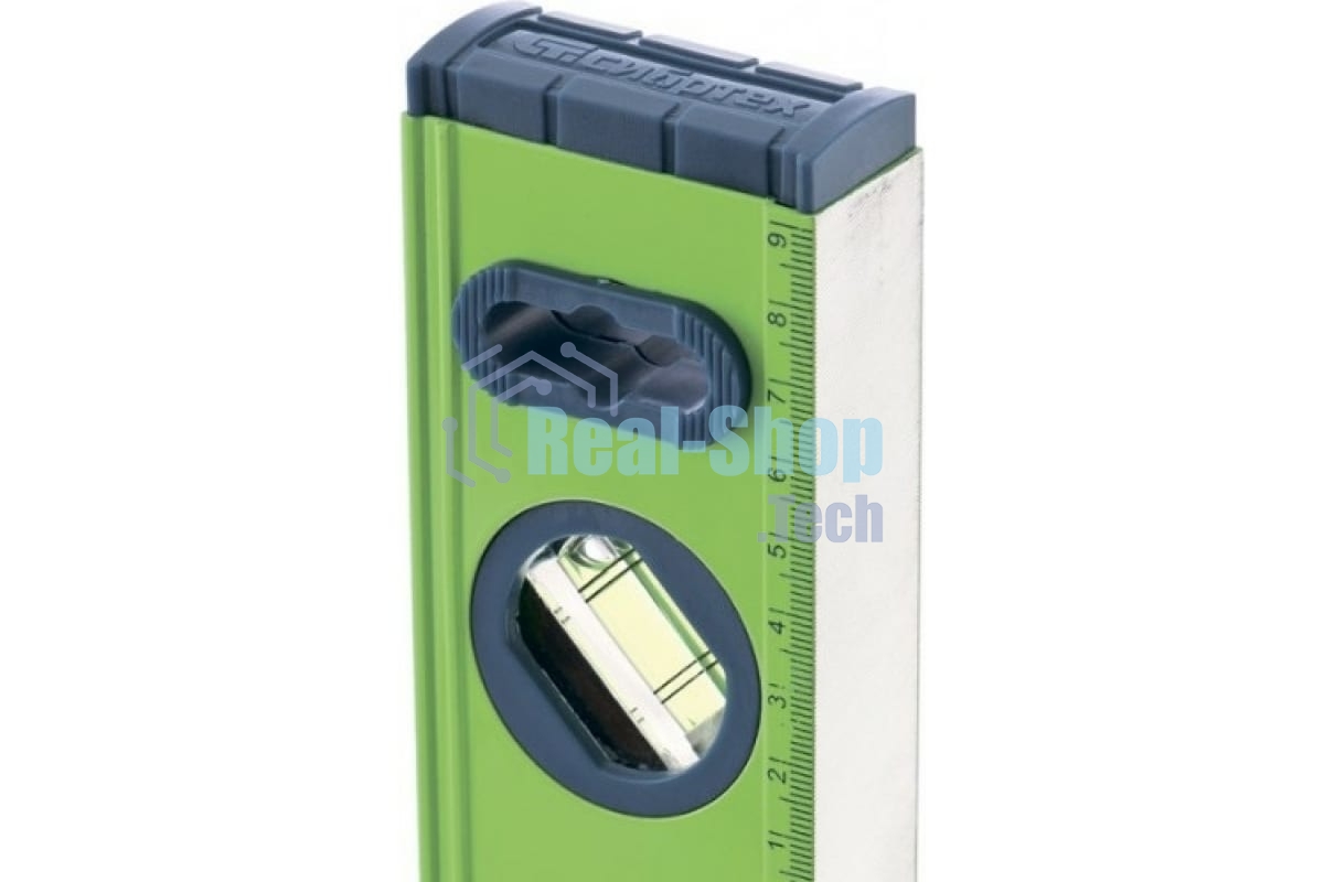 Уровень алюминиевый Сибртех УСМ-0,5-300, фрезерованный, 3 глазка, магнитный, 300 мм