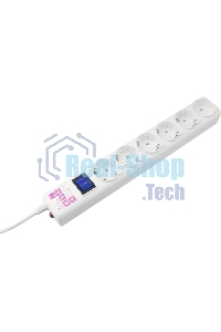 Сетевой фильтр PowerCube, PC 5 м 6 р, бел. 16А, SPG6-A2
