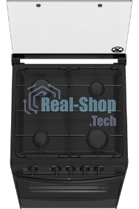 Плита газовая Дарина 1B GM441 002 At антрацит, конфорок 4, духовка 50 л, 50 см x 85 см x 51 см