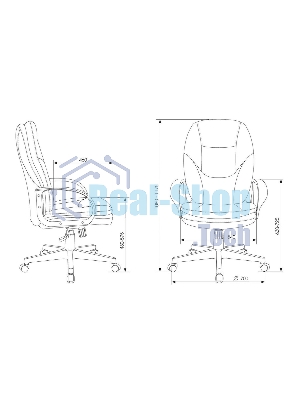 Кресло Бюрократ CH-868LT/#B черный, экокожа