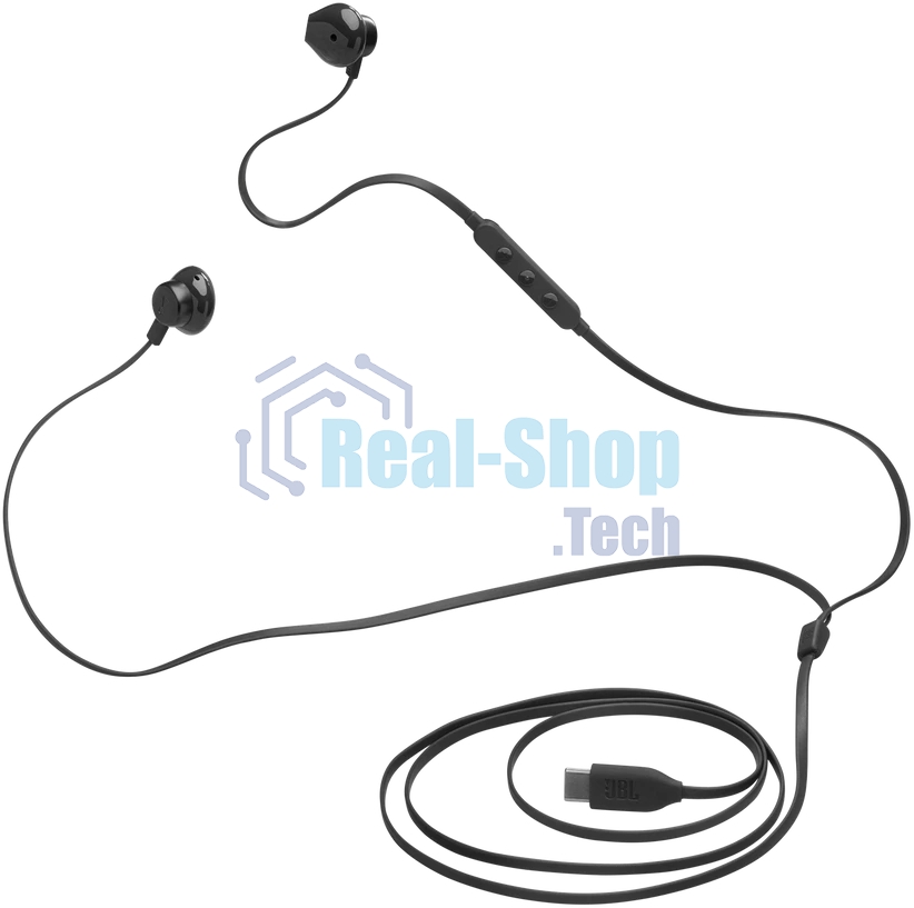 Проводные наушники JBL Tune 305C черный, вкладыши, USB Type-C