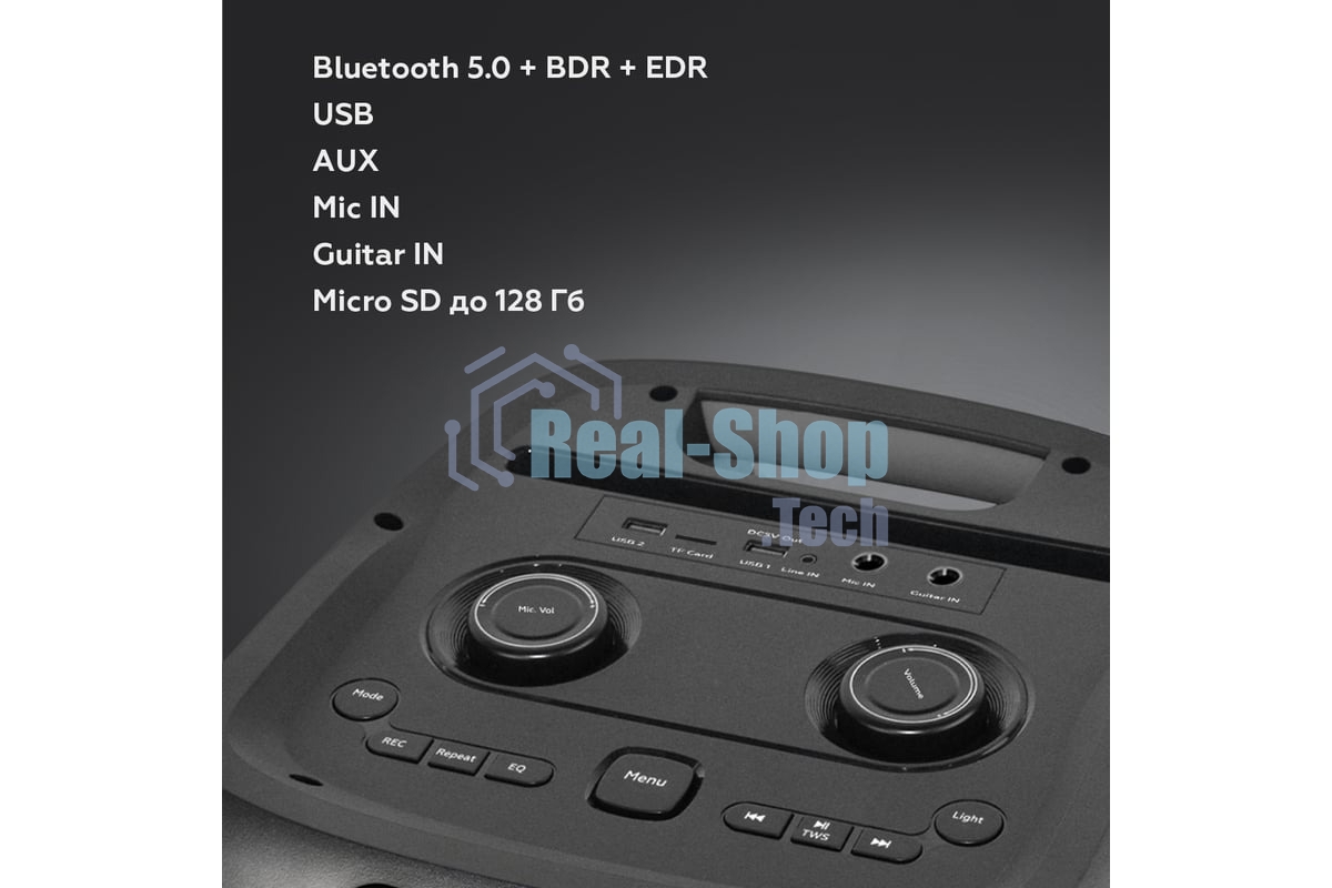 Портативная Bluetooth-колонка BQ PBS1010 черный 80 Вт