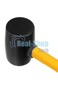 Киянка резиновая Denzel 450 г, черная, фибергласовая рукоятка c TPR покрытием