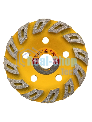 Чашка алмазная зачистная Denzel 125 мм Турбо 72970