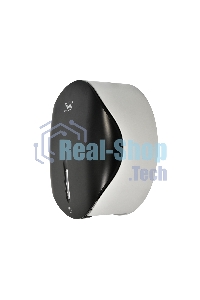 Диспенсер туалетной бумаги Рuff-7145Bl черный, с замком, ABS-пластик