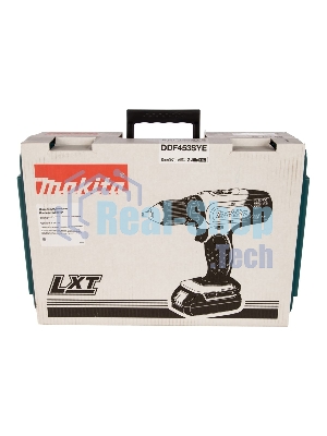 Дрель-шуруповерт Makita DDF453SYE, 18 В, 1,5 Ач, 42 Нм, щеточный