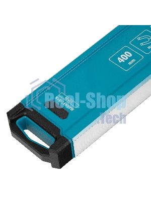 Уровень Gross 33650 алюминиевый, магнит., фрезерованный, 2 глазка, 0,5 мм/м, 400 мм