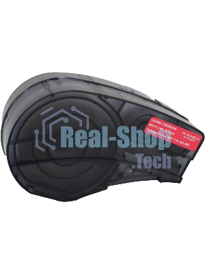 Картридж ленточный Cactus CS-M21-750595RD белый шрифт, красный фон (19.1 мм, 6.4 м) для Brady BMP21-PLUS, BMP21-LAB