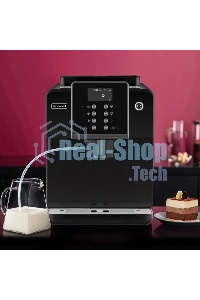 Кофемашина автоматическая Rondell RDE-1107 черный, исп. кофе - молотый/зерновой, 1.6 л, 1350 Вт, 19 бар