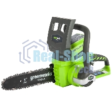 Цепная пила аккумуляторная GreenWorks G24CS25K2, 24V, 25 см, c АКБ 2Ач и ЗУ (2007707UA)