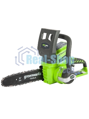 Цепная пила аккумуляторная GreenWorks G24CS25K2, 24V, 25 см, c АКБ 2Ач и ЗУ (2007707UA)