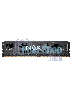 Оперативная память Apacer Nox, DDR5, 16Gb (1x16 GB), 6000 MHz, CL40, DIMM, радиатор, черный