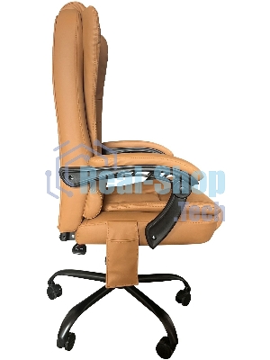 Кресло Cactus CS-CHR-OC05M-BR бежевый, экокожа, подголовник