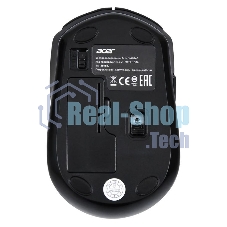 Мышь беспроводная Acer OMR040 черный, 1600 dpi, радиоканал, USB, кнопки - 6