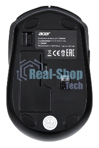 Мышь беспроводная Acer OMR040 черный, 1600 dpi, радиоканал, USB, кнопки - 6