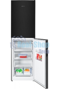 Холодильник Atlant ХМ-4623-151 черный металлик двухкамерный 182/159л морозилка снизу