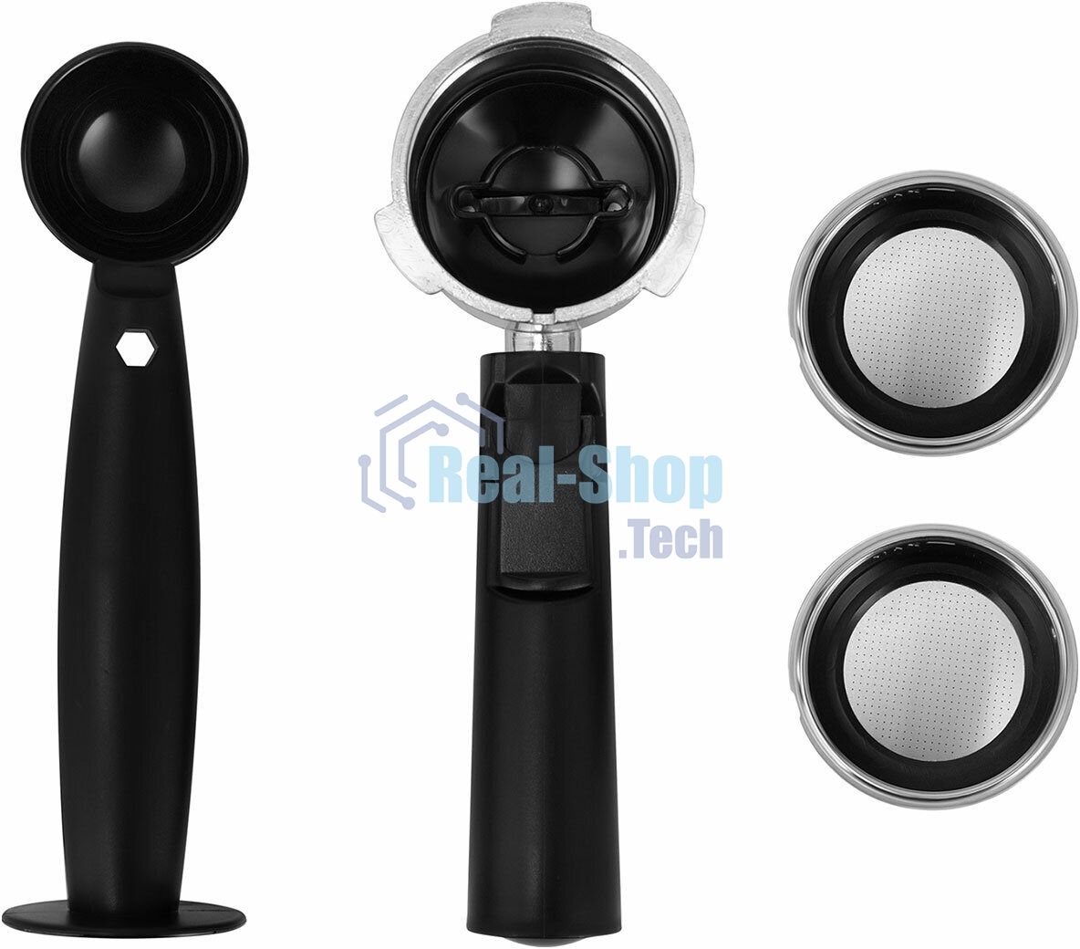 Кофеварка рожковая Vitek Metropolis VT-8489 черный/нержавеющая сталь, 1,5 л, 1250Вт, 15 бар