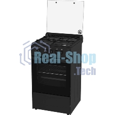 Плита газовая Дарина 1B GM441 002 At антрацит, конфорок 4, духовка 50 л, 50 см x 85 см x 51 см