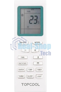 Кондиционер сплит-система TOPCOOL TR-12SBST1 12000 BTU, 32 м², 28 дБ, охлаждение, обогрев, осушение, белый