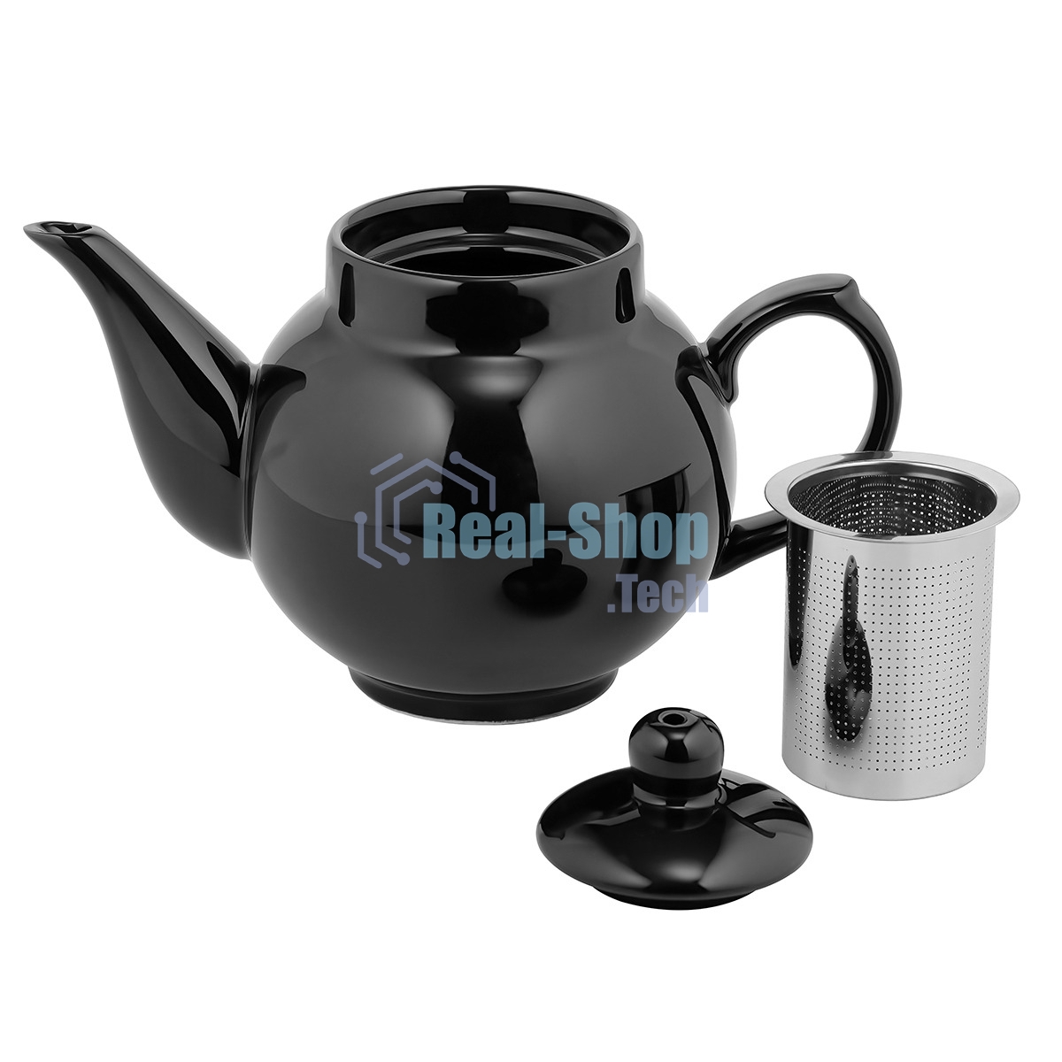 Самовар Centek CT-0093 черный/хохлома