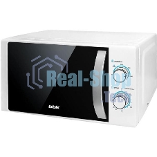 Микроволновая печь BBK 20MWS-711M/WS белый/серебро, 20 литров, механическое управление, 700 Вт