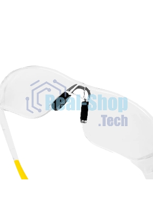 Очки защитные Denzel открытые, поликарбонатные, прозрачная линза