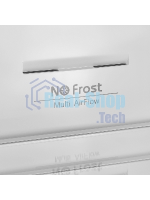 Холодильник Maunfeld MFF200NFSTSE серый двухкамерный 260/96л морозилка снизу, No Frost