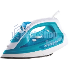 Утюг Sakura SA-3059CBL белый/бирюзовый, 2400 Вт, 300 мл