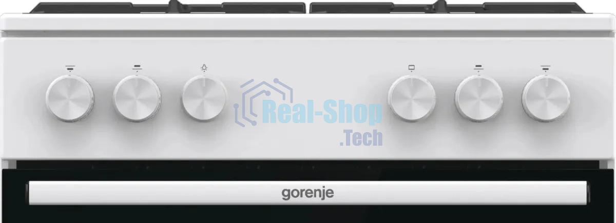 Плита газовая Gorenje GG6A10WFFM белый, конфорок 4 шт, духовка 72 л, 60 см x 85 см x 60 см