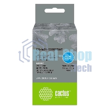 Картридж ленточный Cactus CS-M21-750595WT черный шрифт, белый фон (19.1 мм, 6.4 м) для Brady BMP21-PLUS, BMP21-LAB
