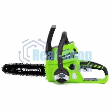 Цепная пила аккумуляторная GreenWorks G24CS25K2, 24V, 25 см, c АКБ 2Ач и ЗУ (2007707UA)