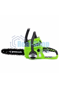 Цепная пила аккумуляторная GreenWorks G24CS25K2, 24V, 25 см, c АКБ 2Ач и ЗУ (2007707UA)