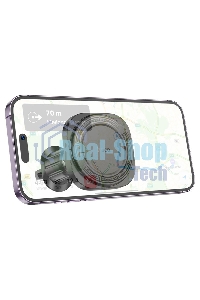 Автомобильный держатель HOCO H28 Rainbow магнитный на воздуховод черный