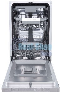 Встраиваемая посудомоечная машина Zigmund & Shtain DW 306.4, серый, 44.8 см, 10 компл., 49 дБ, класс A+++